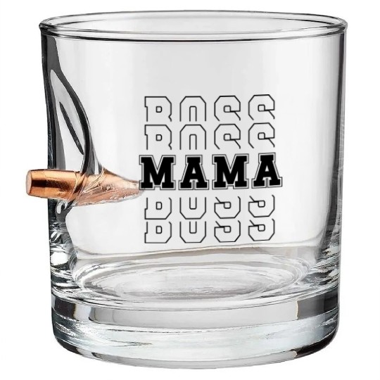 Mama Boss Bullet Whiskey Glasses