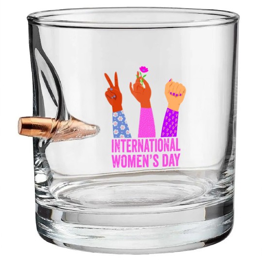 International Women's Day 2023 - Womens Embrace Eq Bullet Whiskey Glasses