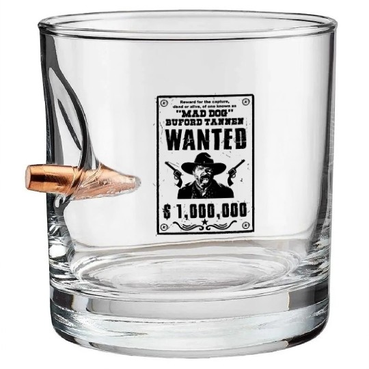 Mad dog Bullet Whiskey Glasses