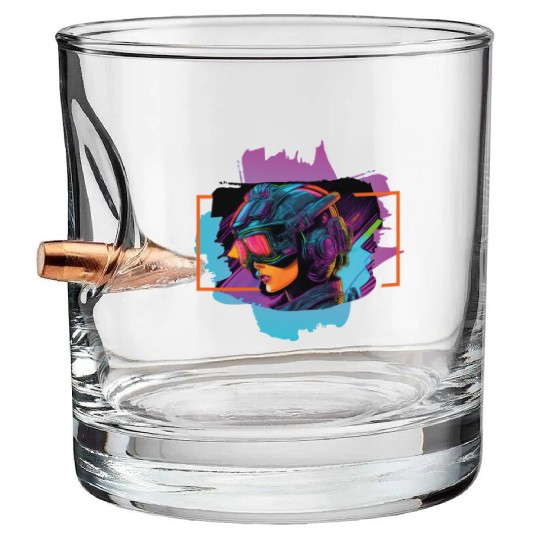 cyberpunk IV Bullet Whiskey Glasses
