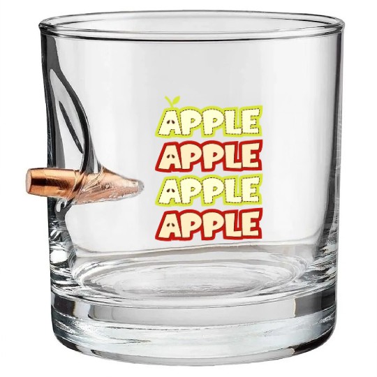 Apple Repeat Apple Picking Farmer Bullet Whiskey Glasses