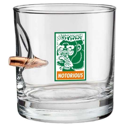 Notorious Irish Gorilla Bullet Whiskey Glasses