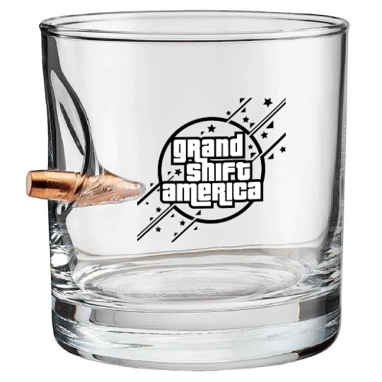 Unique Gta Parody Grand Shift America Bullet Whiskey Glasses