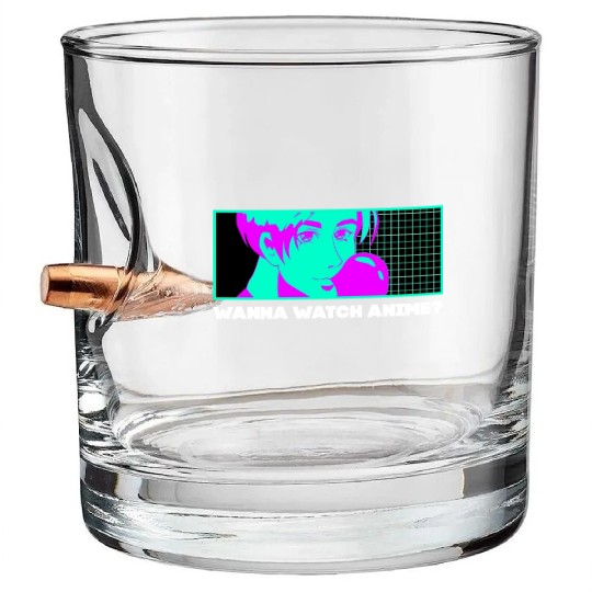 Wanna Watch Anime Kawaii Japanese Cute Japan Anime Bullet Whiskey Glasses