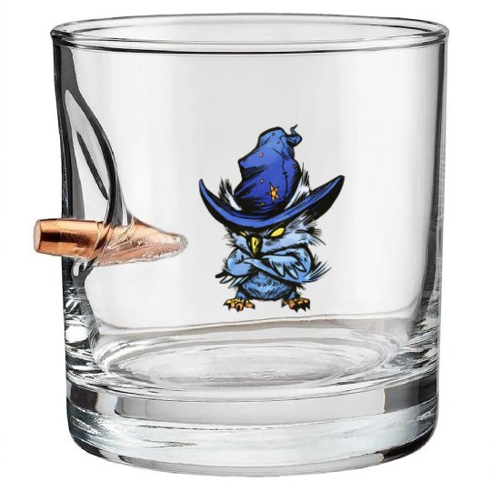 Witchy Owl Bullet Whiskey Glasses