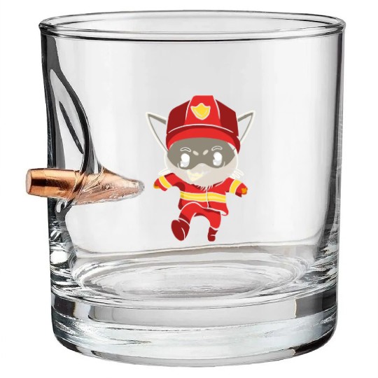 My Cat Even Uses The Toilet Funny Cat Mom Dad Bullet Whiskey Glasses