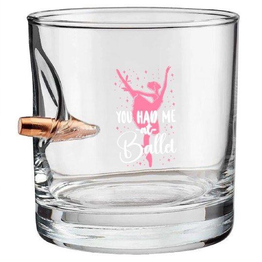 Ballet Dancer Dance Girl Ballerina Bullet Whiskey Glasses