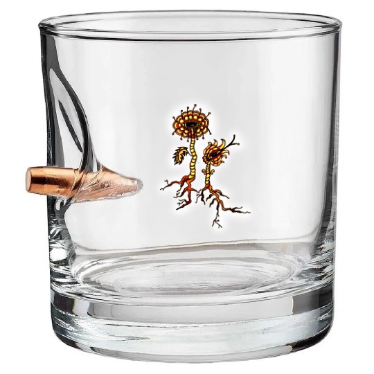 AliEN FlOWeR33B Bullet Whiskey Glasses