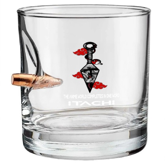 The anime world completes in one word Itachi Bullet Whiskey Glasses