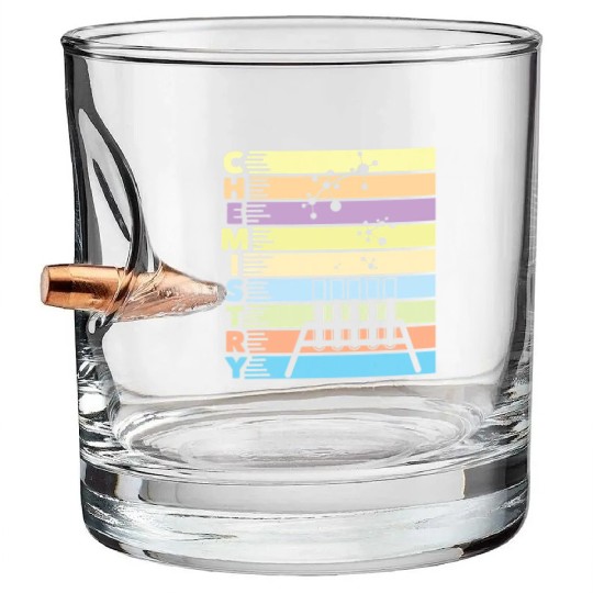 Experiment Lab Science Student Chemistry Teacher Bullet Whiskey Glasses