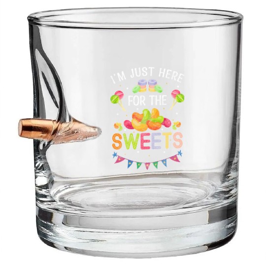 Chocolate Sugar Snacking Lollipop Bullet Whiskey Glasses