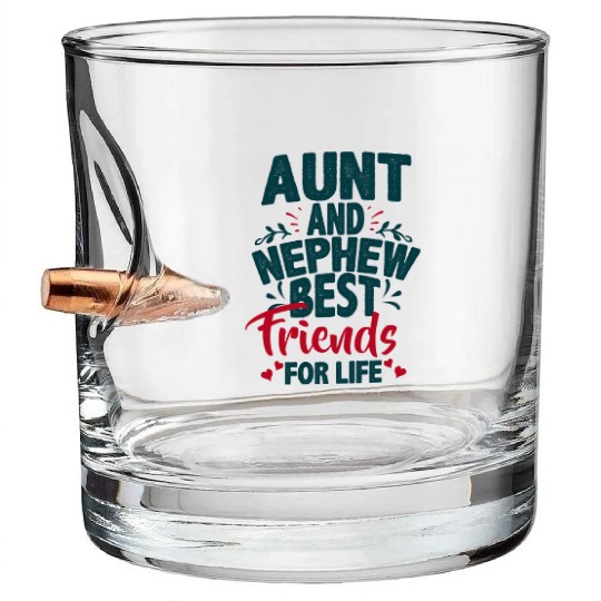 Aunt And Nephew Best Friends Bullet Whiskey Glasses