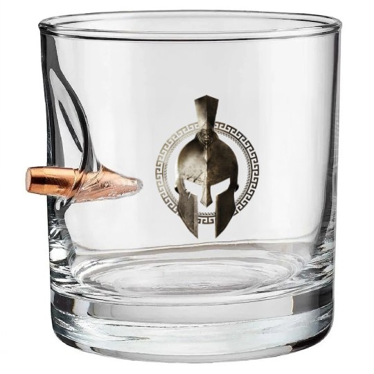 Spartan Helmet Warrior Gladiator Workout Sparta Gr Bullet Whiskey Glasses