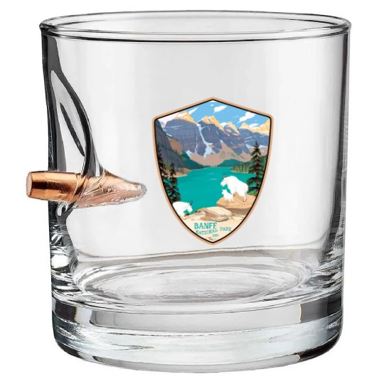 Banff national park Bullet Whiskey Glasses
