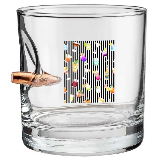 Cocktail Alcohol Happy Hour Lover Bullet Whiskey Glasses