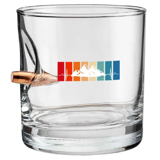 Mountaineering Summit Hiker Mountain love Bullet Whiskey Glasses