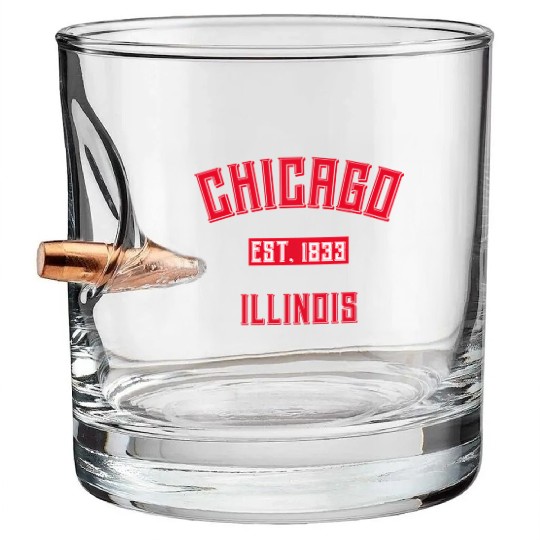 Chicago Bullet Whiskey Glasses