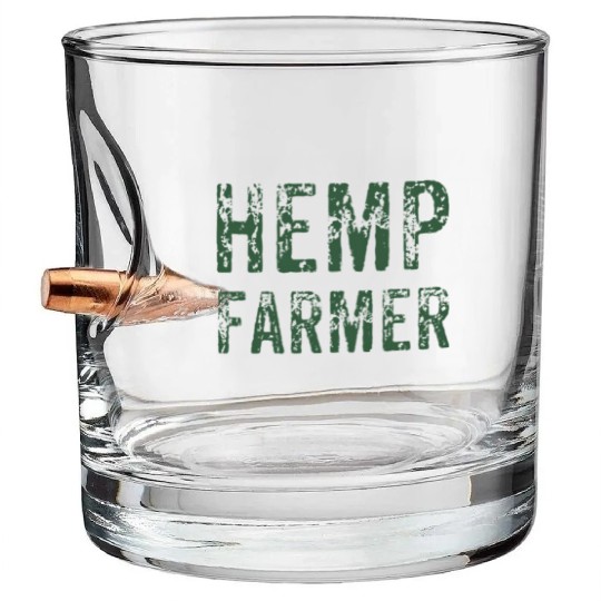 Hemp Farm Bullet Whiskey Glasses