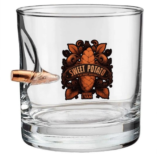 Sweet Potato is My Spirit Vegetable Bullet Whiskey Glasses