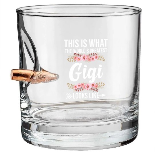 The World'S Greatest Gigi Loo Like Grandma Bullet Whiskey Glasses