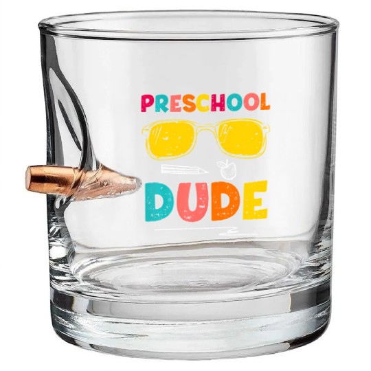 Vintage Hello Preschool Teacher Students Back To S Bullet Whiskey Glasses