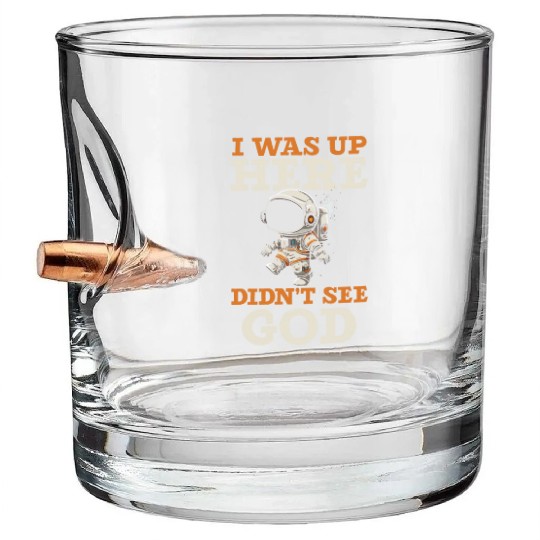 Atheism Anti-Religion Agnostic Freethinker Atheist Bullet Whiskey Glasses