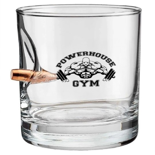Powerhouse Gym Edition Bullet Whiskey Glasses