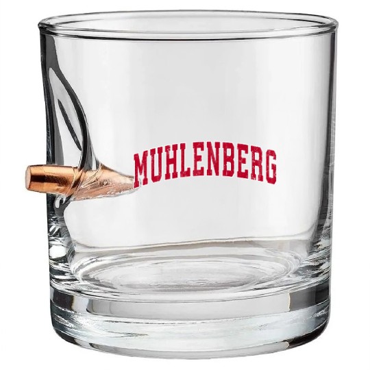 Muhlenberg Pennsylvania Pa Sports Red Bullet Whiskey Glasses