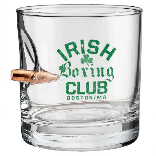 Irish Bong Club Boston Massachusetts Bullet Whiskey Glasses