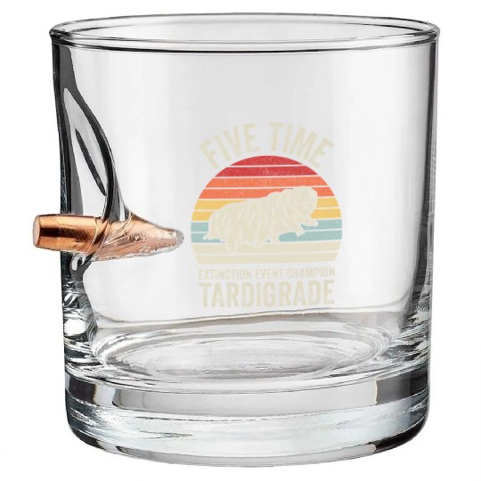 Microbiology Biologist Tardigrade Bullet Whiskey Glasses