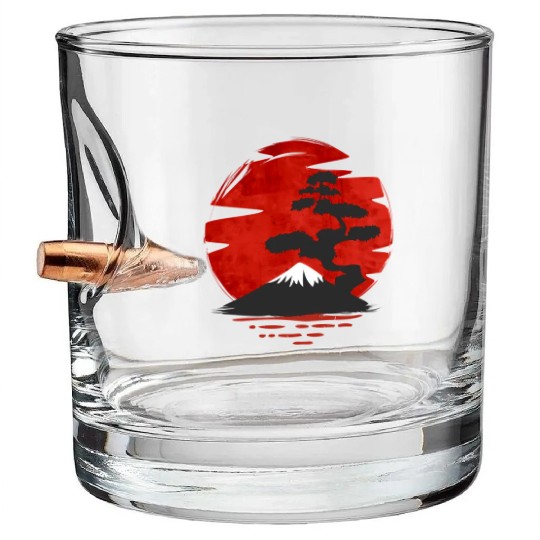 Japanese Bonsai Tree Japanese Bonsai Bullet Whiskey Glasses