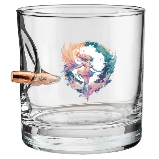 Watercolor Fairy Fairycore Grunge Pastel Goth Aest Bullet Whiskey Glasses