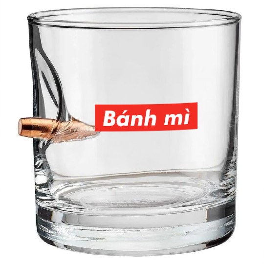 Banh Mi red boxx Vietnam Vietnamese Sandwich Viet Bullet Whiskey Glasses