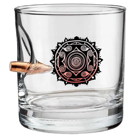 Kaleidoscope of Design Embrace Mandala Revolution Bullet Whiskey Glasses