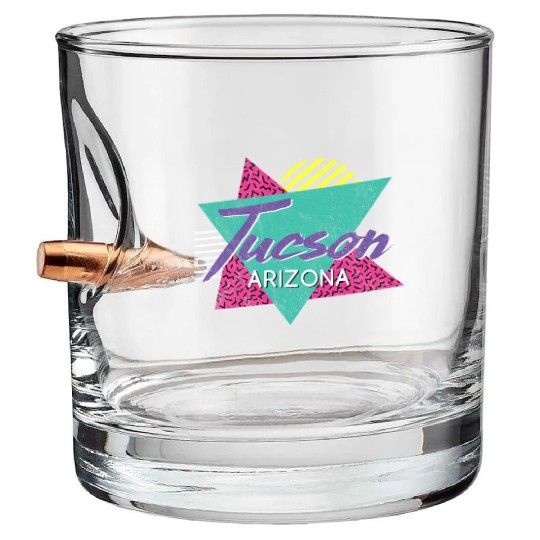 Tucson Arizonna 80S Or 90S Bullet Whiskey Glasses