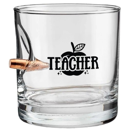 Teacher Bullet Whiskey Glasses