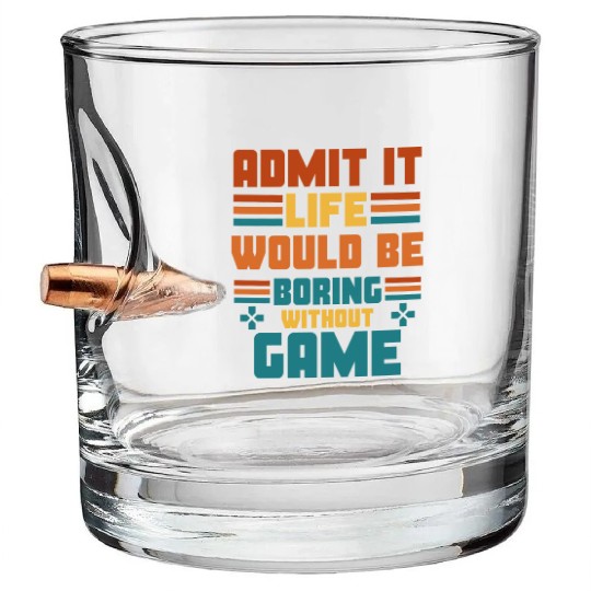 Video Game Bullet Whiskey Glasses