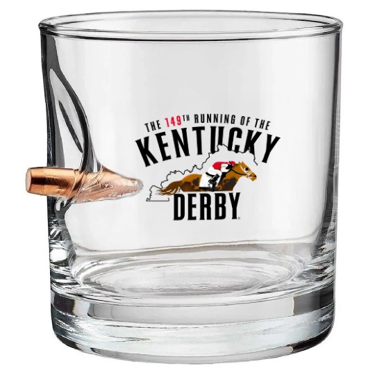 Kentucky Derby Officially Licensed 149Th Bullet Whiskey Glasses