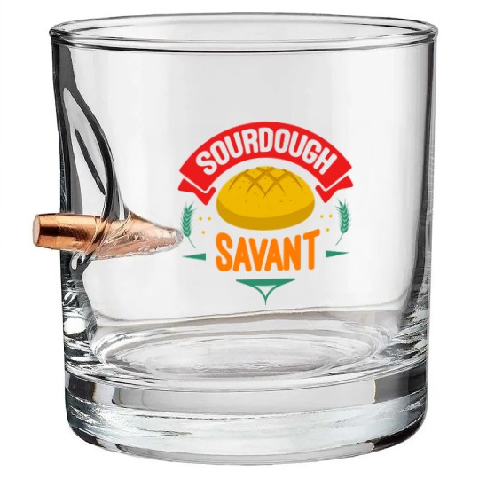 Sourdough Savant Bread Baker Bullet Whiskey Glasses