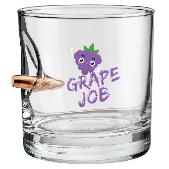Grape Job Bullet Whiskey Glasses