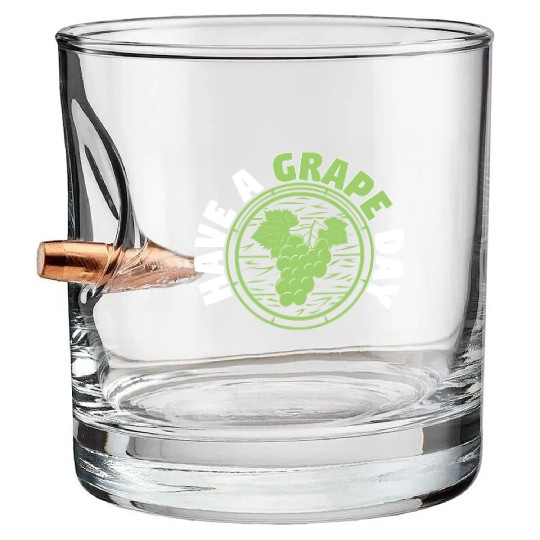Have A Grape Day Bullet Whiskey Glasses