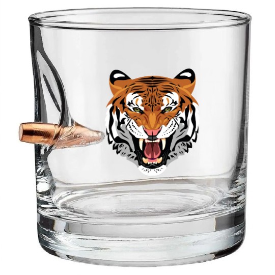 Kalimantan Tiger Bullet Whiskey Glasses