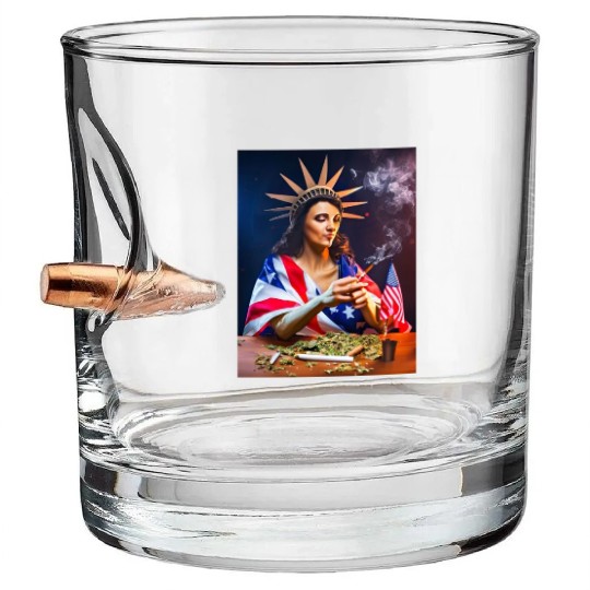 Mary Jane Liberty Bullet Whiskey Glasses