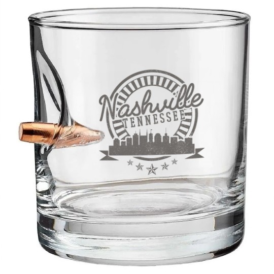 hville - yline Cory Music City Bullet Whiskey Glasses