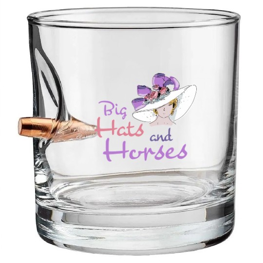 Big And Horses Derby Day Kentucky 2022-2023 Derby Bullet Whiskey Glasses