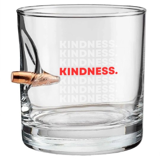 KINDNESS Bullet Whiskey Glasses