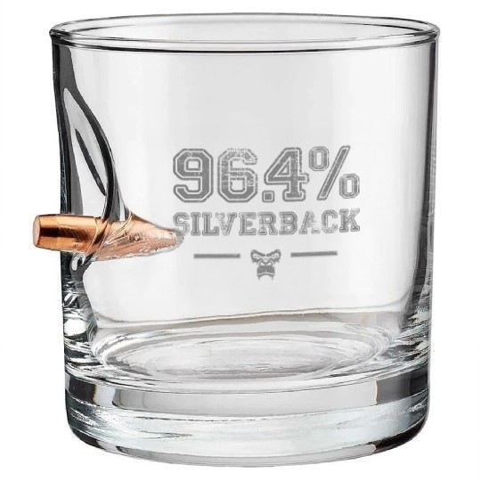 964 Silverback Gorilla Gym Body Building Gym Bullet Whiskey Glasses