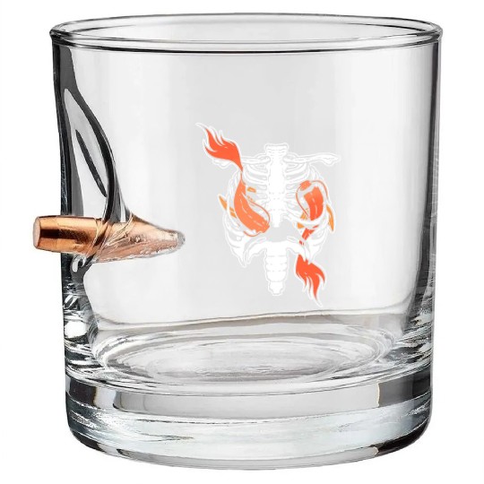 Koi Fish Ribs Aquarist Gift Bullet Whiskey Glasses