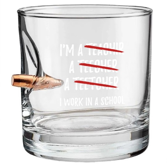 Funny Grammar S For English Teacher Back To School Bullet Whiskey Glasses