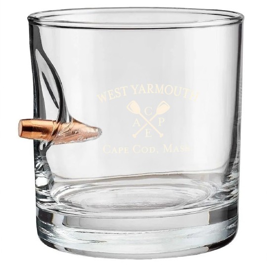 West Yarmouth Cape Cod Bullet Whiskey Glasses